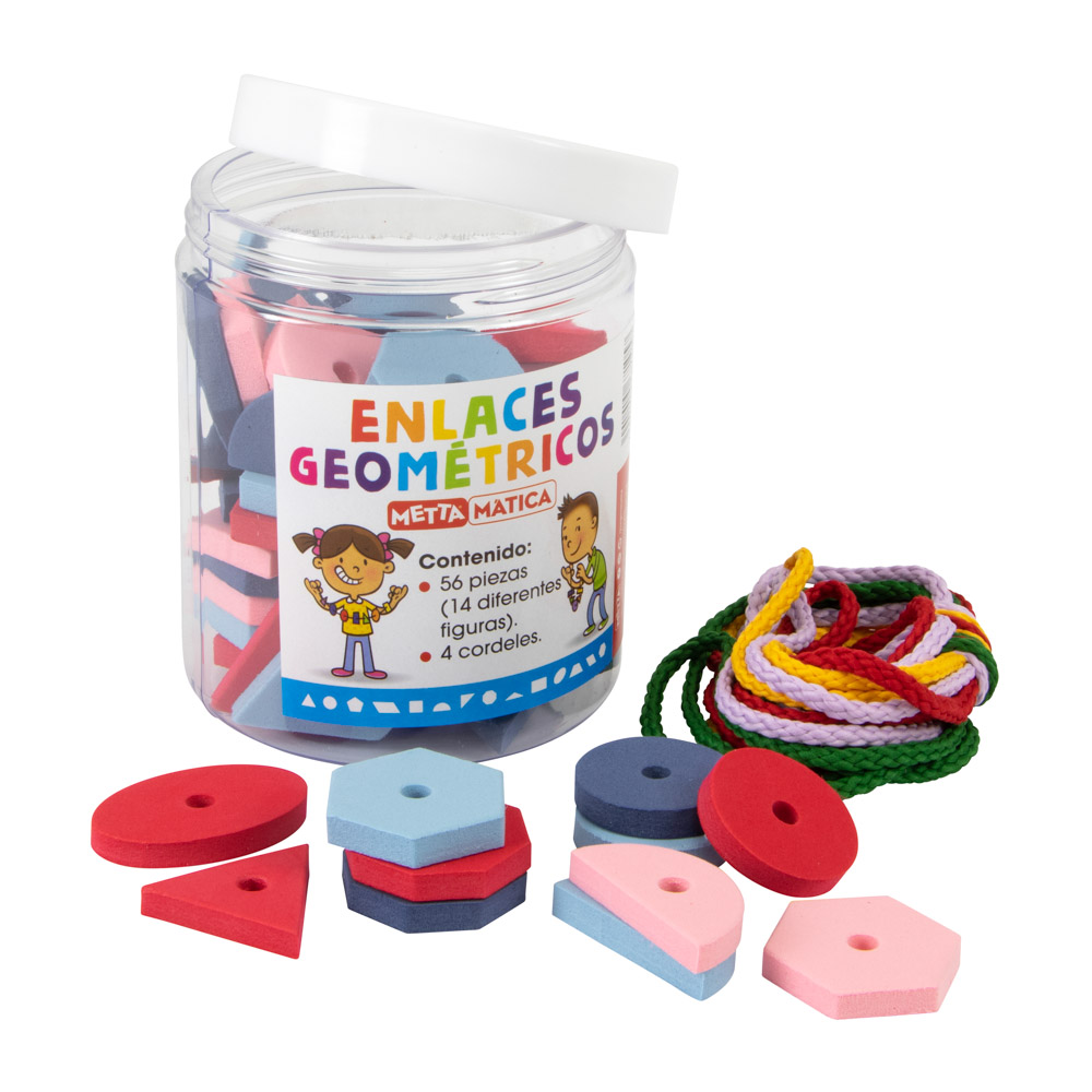 [DIST04753] ENLACES GEOMETRICOS METTA MEDIANO 56 PCS