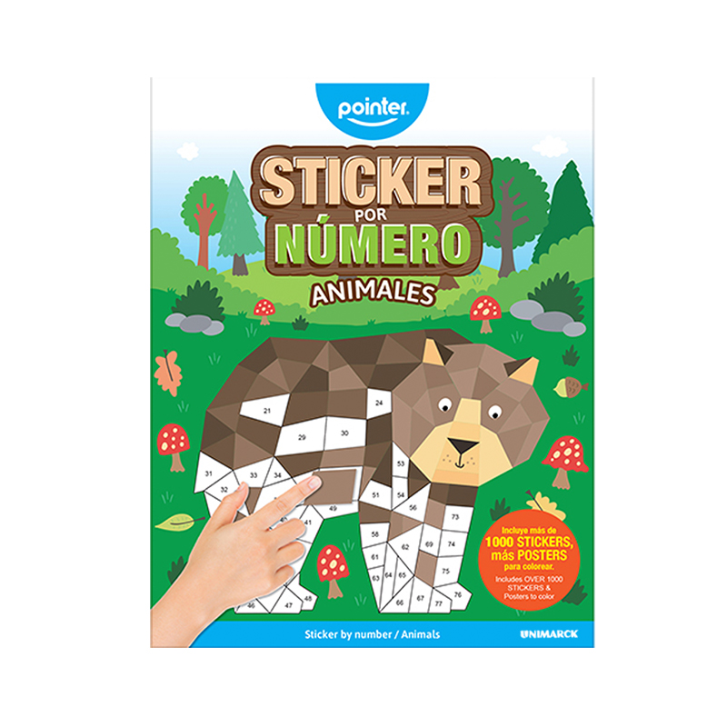 LIBRO PARA COLOREAR Y STICKER POINTER 2264