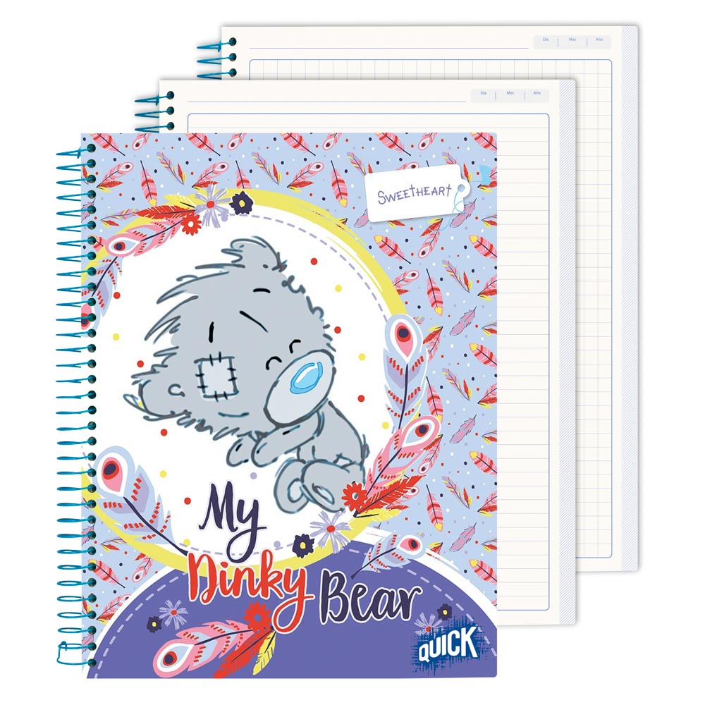 [DIST05038] CUADERNO ESPIRAL QUICK 200H CUA/RAY SWEETHEART