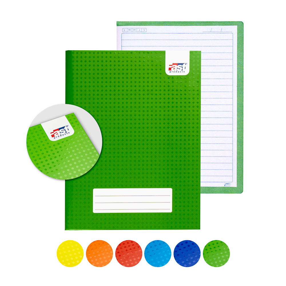 CUADERNO EMPASTADO FAST PEQ. 100H LINEAS