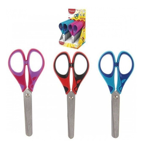 TIJERA ESCOLAR MAPED ESSENTIALS SOFT 5" 13CM