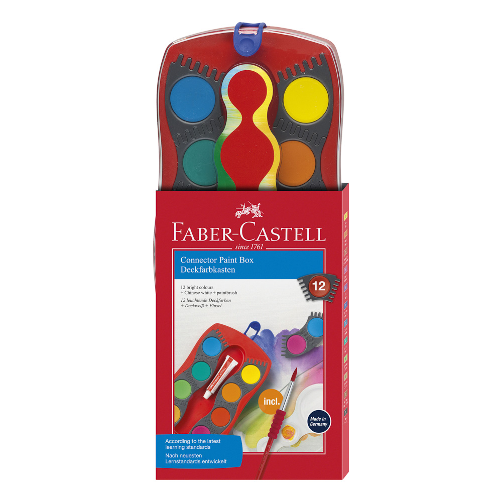 ACUARELA FABER CASTELL 125030 12 COLORES