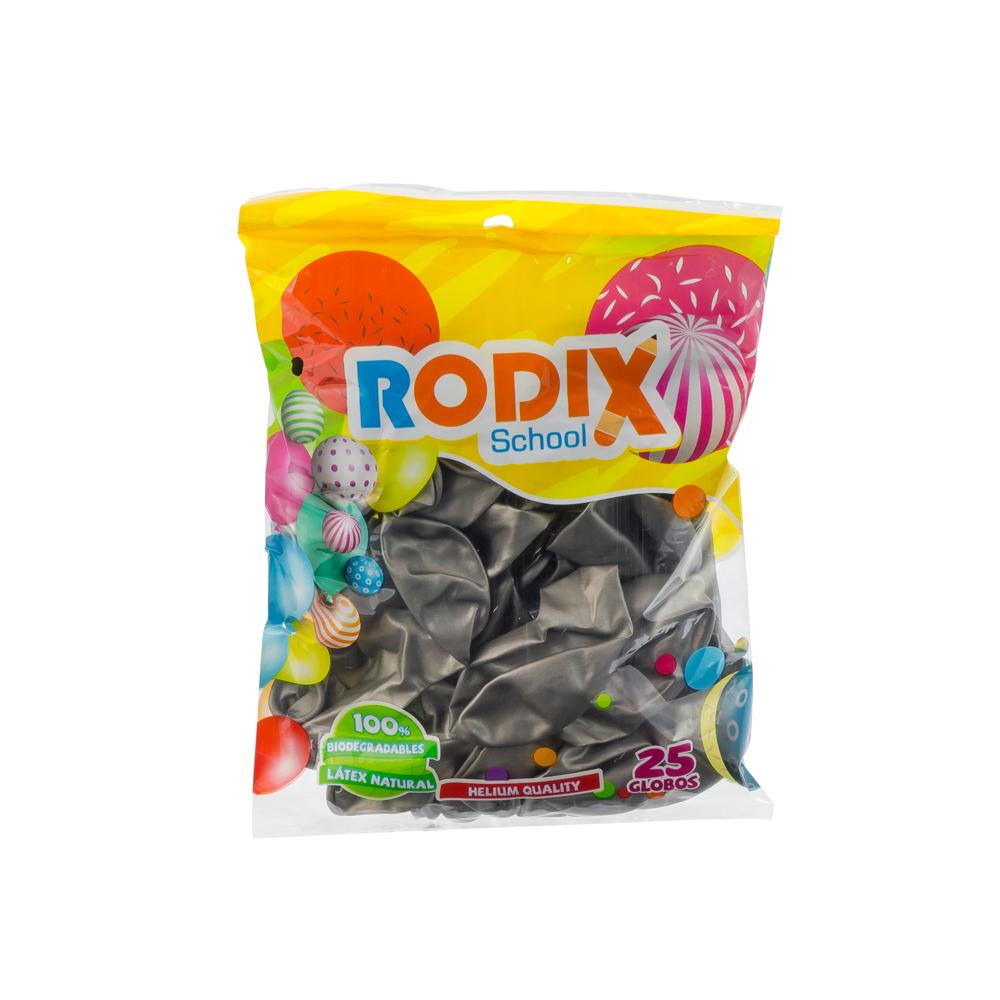 GLOBO RODIX #9 METALICO PLATEADO