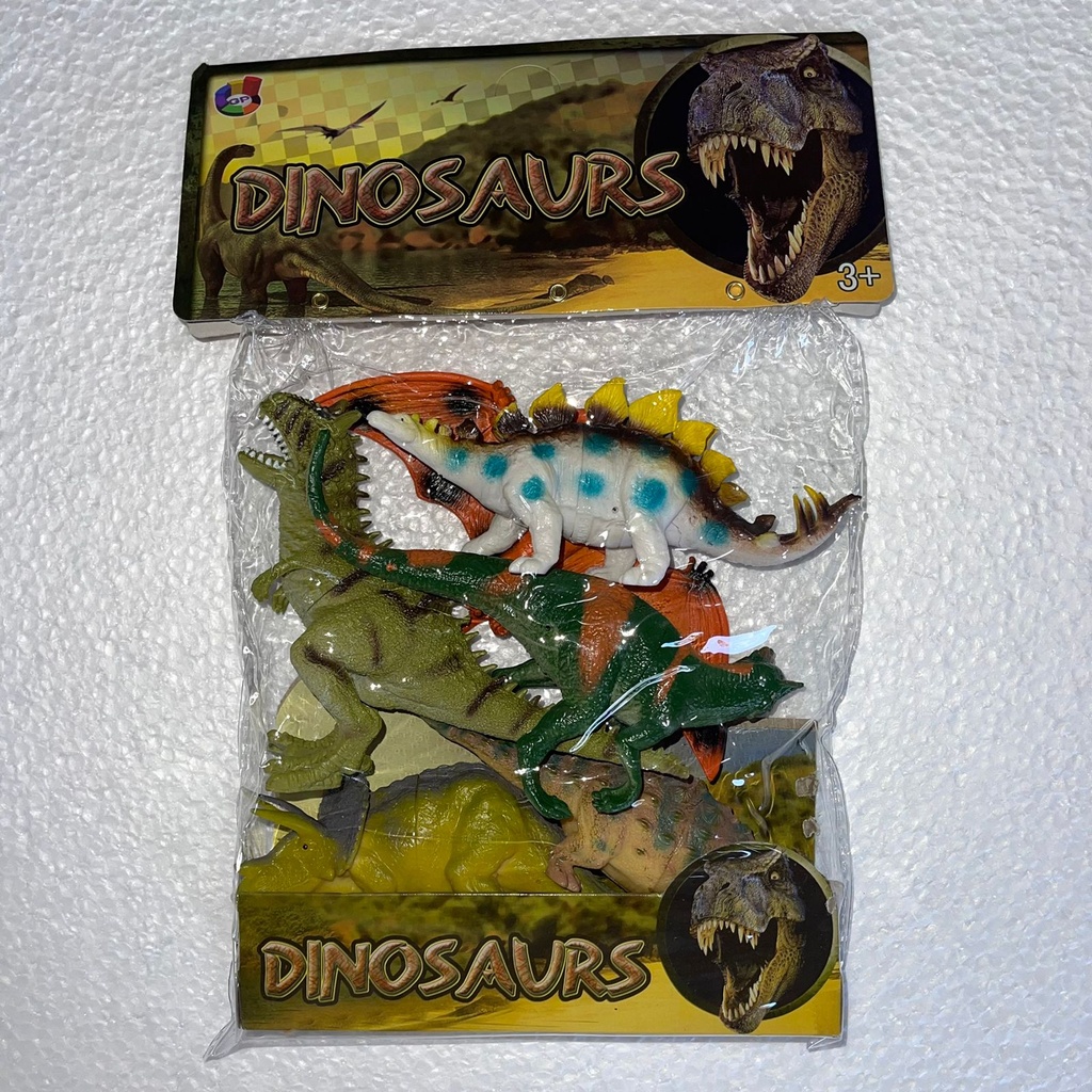 BOLSA DE ANIMALES PLASTICOS DINOSAURIOS GRANDES