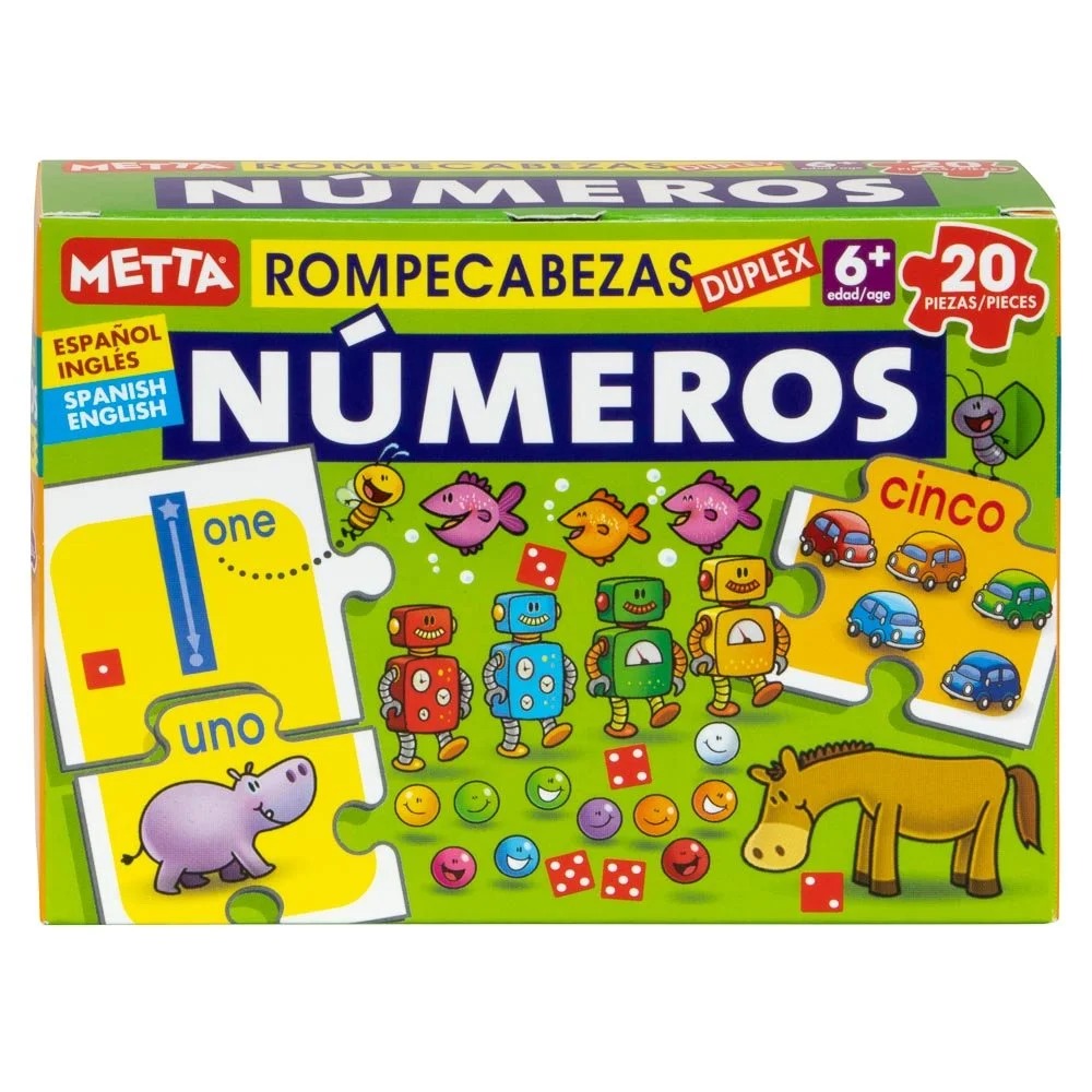 ROMPE CABEZAS METTA DUPLEX NUMEROS