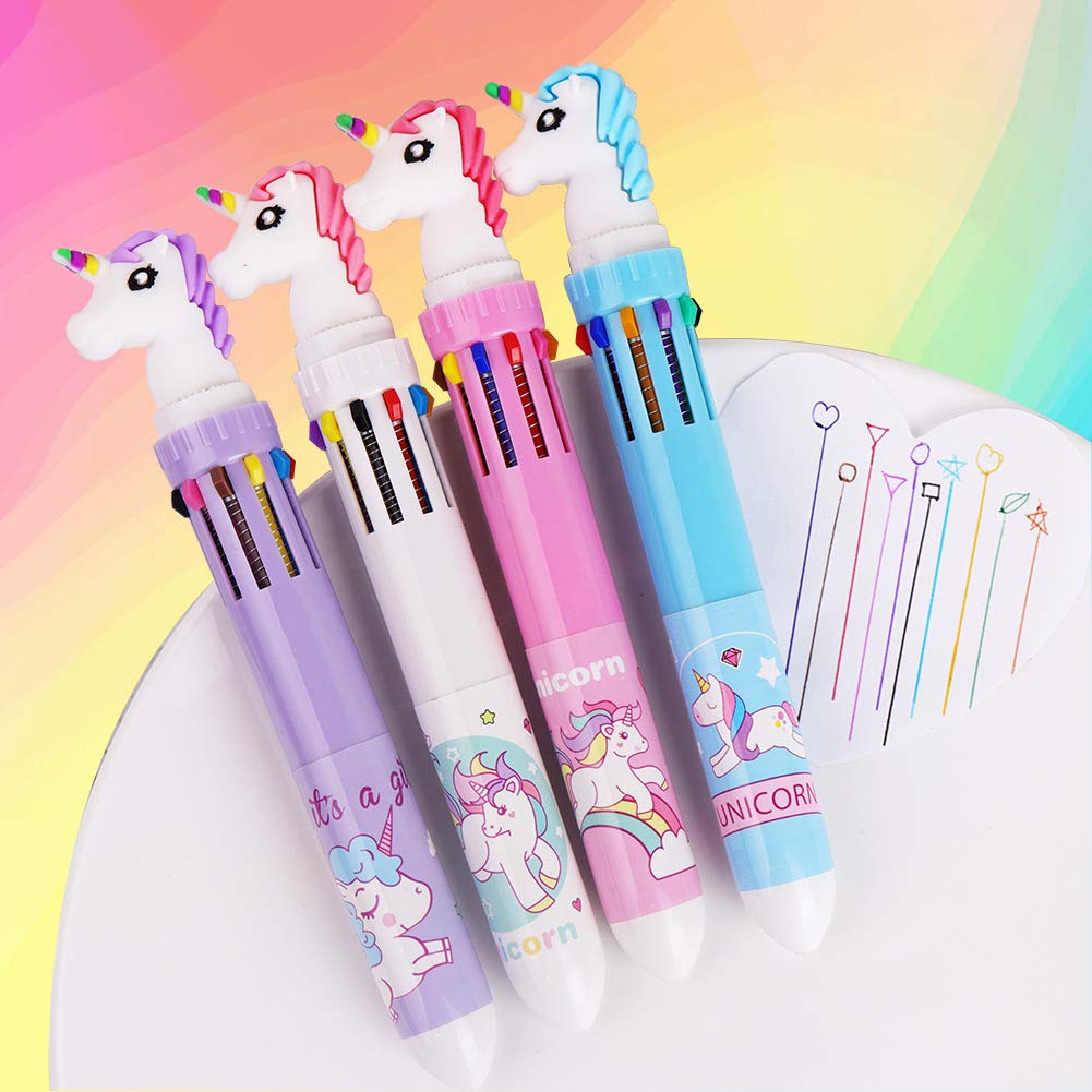 BOLIGRAFO FAST 0.7MM 8 COLORES UNICORNIOS CX20