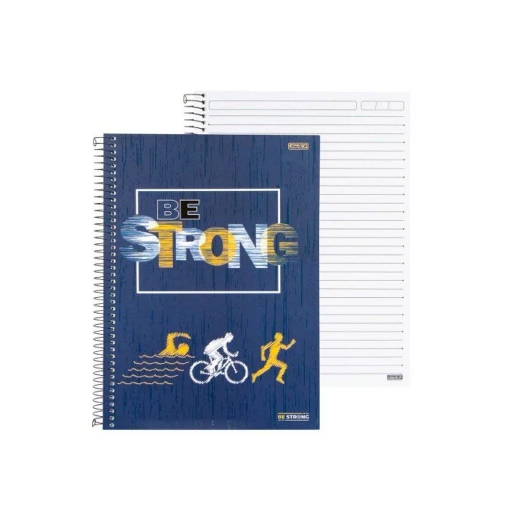 CUADERNO ESPIRAL MULTIMATERIA SD 10235 240H T/DURA BE STRONG