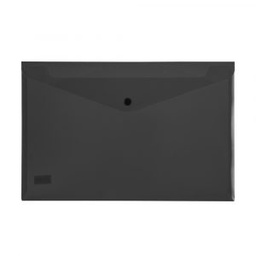 SOBRE PLASTICO CON BROCHE CARTA BEAUTONE NEGRO