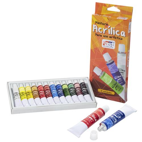 PINTURA ACRILICA FAST PROFES. 12ML 12COL.
