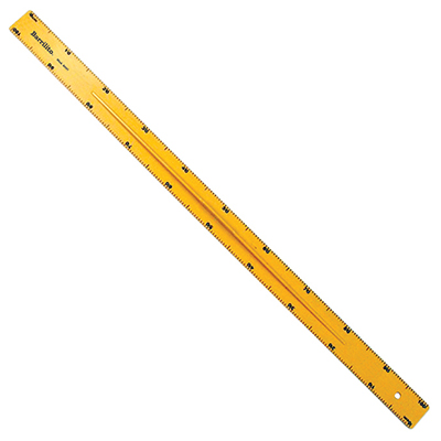 REGLA LINEAL BARRILITO 1136 PLASTICA 30CM. TRANSP.