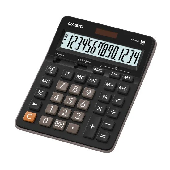 CALCULADORA CASIO D/ESCRITORIO GX-14B-W-DC 14DIG
