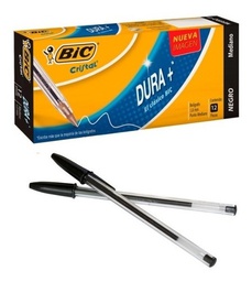 [DIST00152] BOLIGRAFO BIC MEDIANO  NEGRO CX12