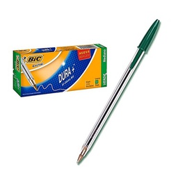 [DIST00198] BOLIGRAFO BIC MEDIANO  VERDE CX12