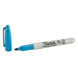 [DIST00217] MARCADOR PERM. SHARPIE PUNTA FINA  TURQUESA
