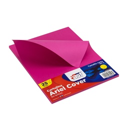 [DIST00334] HOJA ARIEL COVER CARTA 180GRS. COLOR FUCSIA (PX25)