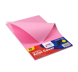 [DIST00345] HOJA ARIEL COVER OFICIO 180GRS. COLOR ROSADO (PX25)
