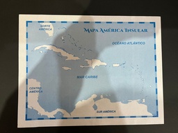 [DIST00398] MAPA AMERICA INSULAR