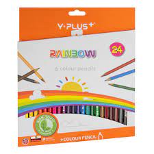 [DIST00464] CRAYON DE MADERA Y-PLUS TRIANG. 24 COLORES