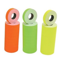 [DIST00688] ROLLOS DE ETIQUETAS DE COLORES PARA ETIQUETADORA