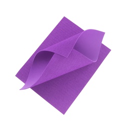 [DIST00753] FOAMY HOJA TEXT. TOALLA LILA (PX10)