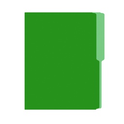 [DIST00843] FOLDER IRASA T/CARTA COLOR VERDE
