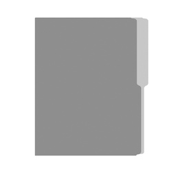 [DIST00848] FOLDER IRASA T/CARTA COLOR GRIS