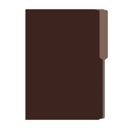 [DIST00872] FOLDER IRASA T/OFICIO COLOR CAFE