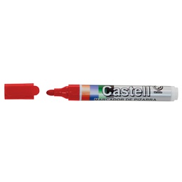 [DIST01156] MARCADOR CASTELL P/PIZARRA  ROJO