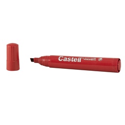 [DIST01184] MARCADOR CASTELL PERM. P/BISELADA  ROJO