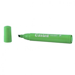 [DIST01185] MARCADOR CASTELL PERM. P/BISELADA  VERDE