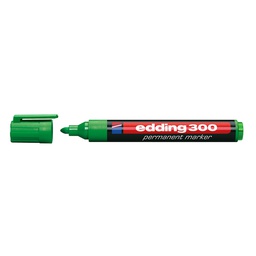 [DIST01189] MARCADOR EDDING 300 PERMAN. PUNTA REDON.  VERDE