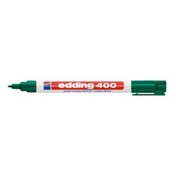 [DIST01198] MARCADOR EDDING 400 PERMAN. PUNTA FINA  VERDE