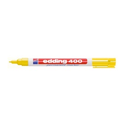 [DIST01199] MARCADOR EDDING 400 PERMAN. PUNTA FINA  AMARILLO