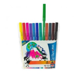 [DIST01227] MARCADOR PAPER MATE ESTUCHE 12 COLORES PAPER MATE
