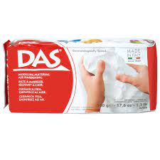 [DIST01233] MASA MOLDEABLE DAS 1/2KG.  BLANCO