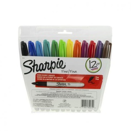 [DIST01269] MARCADOR SHARPIE ESTUCHE PERMANENTE P/FINA 30072 12 COLORES