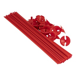 [DIST01671] PORTA GLOBOS  ROJO