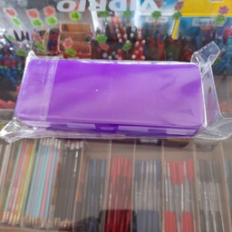 [DIST01678] PORTA LAPICES FACELA PLASTICO PEQUEÑO COLORES SURTIDOS