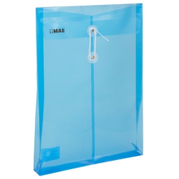 [DIST01809] SOBRE PLASTICO MAE CON PITA CARTA  AZUL CLARO