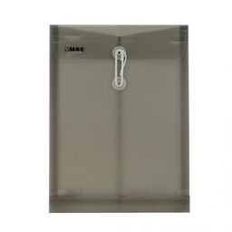 [DIST01815] SOBRE PLASTICO MAE CON PITA CARTA  NEGRO