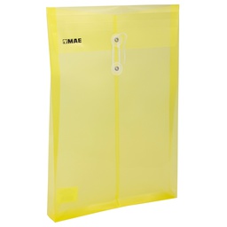 [DIST01817] SOBRE PLASTICO MAE CON PITA OFICIO  AMARILLO