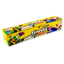 [DIST01878] TEMPERA TUCAN JUNIOR 6 COLORES