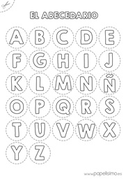 [DIST02099] RECORTANDO EL ABECEDARIO