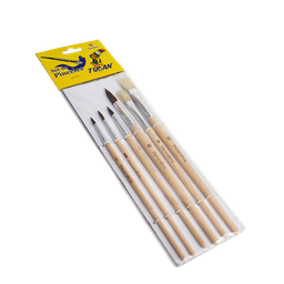 [DIST02343] PINCEL TUCAN MIXTO BLISTER (BX6)