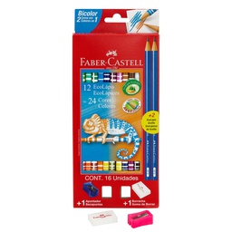 [DIST02437] CRAYON DE MADERA FABER CASTELL 120612 LARGO 12-24 BI