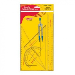 [DIST02527] ESTUCHE GEOMETRICO BACO #3