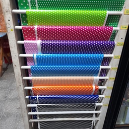 [DIST02531] PAPEL LUSTRE DISEÑO BOLITAS PEQ. MORADO