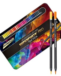 [DIST02538] CRAYON DE MADERA ARTESCO 16331206 LARGO 4MM C/METAL 60COL