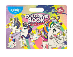 [DIST02551] LIBRO P/COLOREAR POINTER CON STICKER DB-2382