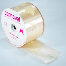 [DIST02653] LISTON CINTAMAX #9 DISEÑO BODA COLOR CHAMPANGE